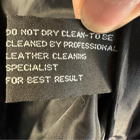 Bikers Club Black Genuine Leather Button-Up Jacket | Size M| Classic Moto Style - Picture 15 of 15